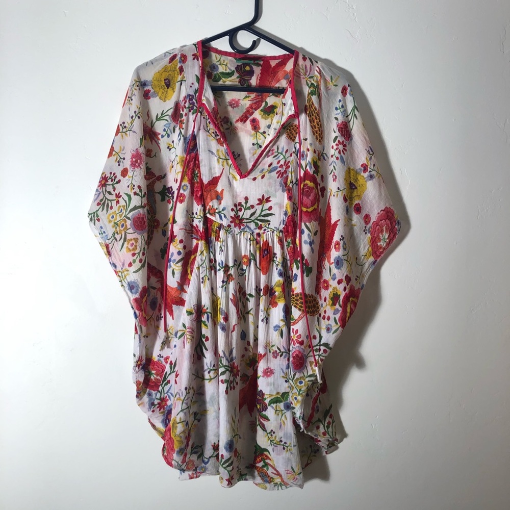 Boho Floral Tunic